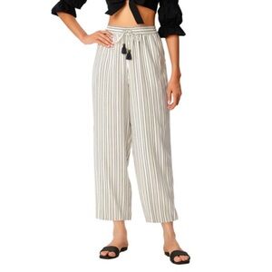 eShakti Wayward Fancies Stripe Cotton Drawstring Pant Size S (4)